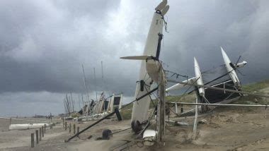 Storm Poly lashes the Netherlands and parts of Germany, causing 2 deaths and canceled flights